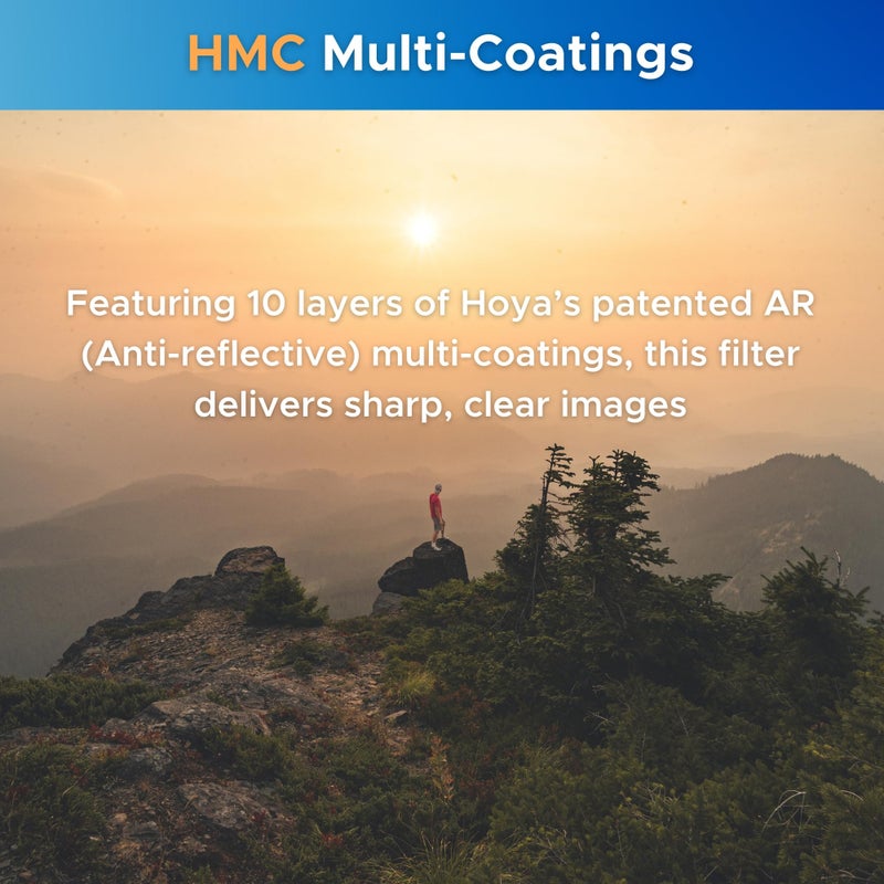 Hoya NXT Plus 49mm Polarizing Filter â€” Circular Polarizer with Waterproof Top-Coat, 10-Layer HMC Coatings, 1.72 Filter Factor for Faster AF, Low-Profile Aluminum Frame for Outdoor Photography - Image 2